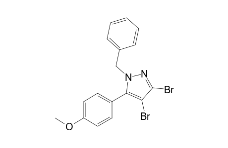 1-Benzyl-3,4-dibromo-5-(4-methoxyphenyl)-1H-pyrazole