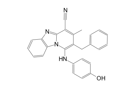2-benzyl-1-(4-hydroxyanilino)-3-methylpyrido[1,2-a]benzimidazole-4-carbonitrile