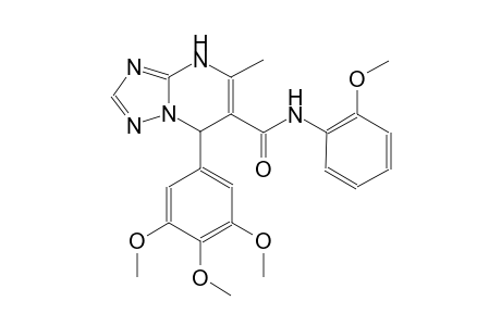 N-(2-methoxyphenyl)-5-methyl-7-(3,4,5-trimethoxyphenyl)-4,7-dihydro[1,2,4]triazolo[1,5-a]pyrimidine-6-carboxamide