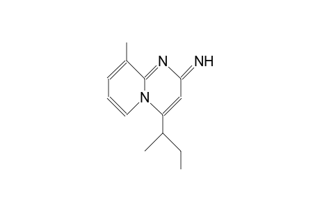 2-Imino-9-methyl-4-(1-methyl-propyl)-2H-pyrido(1,2-A)pyrimidine cation