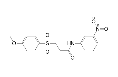 propanamide, 3-[(4-methoxyphenyl)sulfonyl]-N-(3-nitrophenyl)-