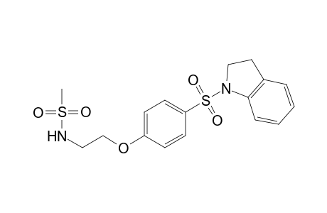 Methanesulfonamide, N-[2-[4-(2,3-dihydroindole-1-sulfonyl)phenoxy]ethyl]-