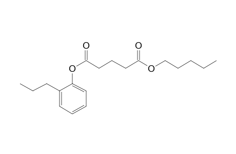 Glutaric acid, pentyl 2-propylphenyl ester