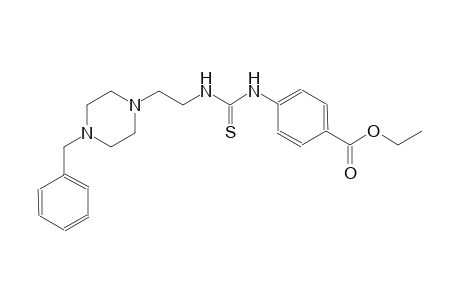 benzoic acid, 4-[[[[2-[4-(phenylmethyl)-1-piperazinyl]ethyl]amino]carbonothioyl]amino]-, ethyl ester