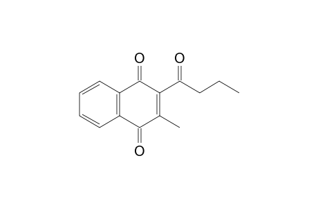 2-Butyryl-3-methyl-1,4-naphthoquinone