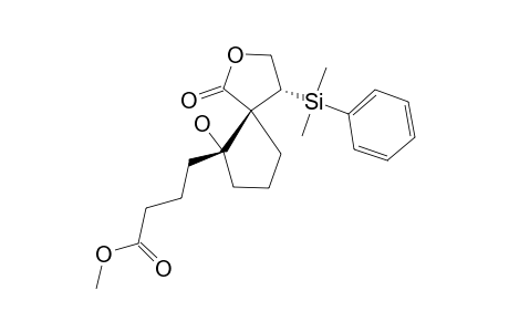 RAC-METHYL-4-[(4R,5S,6R)-4-[DIMETHYL-(PHENYL)-SILYL]-6-HYDROXY-1-OXO-2-OXASPIRO-[4.4]-NONAN-6-YL]-BUTANOATE