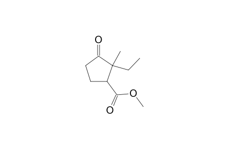 (2RS,3SR)-Methyl 2-Ethyl-2-methyl-1-oxo-cyclopentane-3-carboxylate