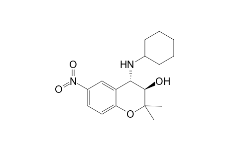 (3R,4S)-4-(Cyclohexylamino)-2,2-dimethyl-6-nitrochroman-3-ol
