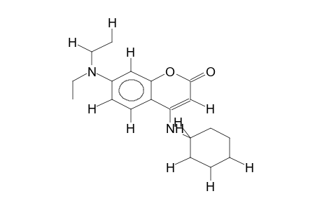 4-CYCLOHEXYLAMINO-7-DIETHYLAMINOCOUMARIN