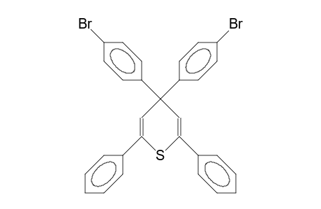 4,4-Bis(4-bromo-phenyl)-2,6-diphenyl-4H-thiopyran