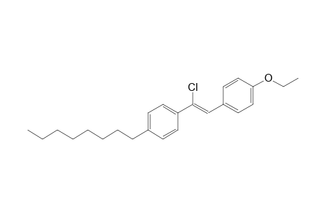 trans-α-chloro-4'-ethoxy-4-octylstilbene