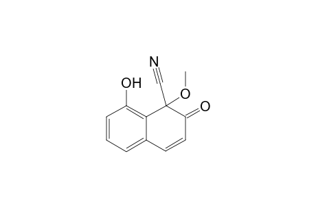(+/-)-8-Hydroxy-1-methoxy-2-oxo-1,2-dihydronaphthalene-1-carbonitrile