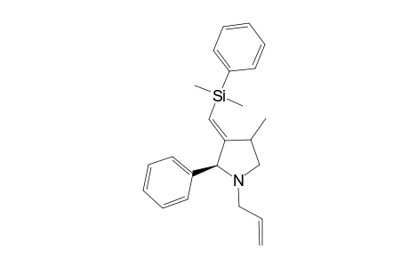 (3E)-3-[(DIMETHYLPHENYLSILYL)-METHYLENE]-4-METHYL-2-PHENYL-1-(2-PROPENYL)-PYRROLIDINE