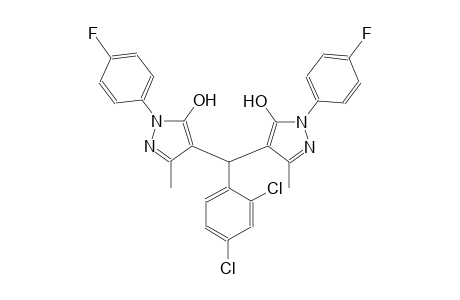 4-{(2,4-dichlorophenyl)[1-(4-fluorophenyl)-5-hydroxy-3-methyl-1H-pyrazol-4-yl]methyl}-1-(4-fluorophenyl)-3-methyl-1H-pyrazol-5-ol