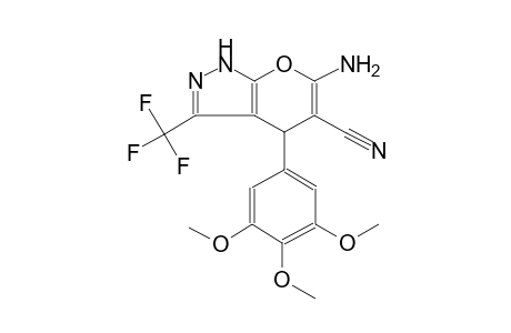 pyrano[2,3-c]pyrazole-5-carbonitrile, 6-amino-1,4-dihydro-3-(trifluoromethyl)-4-(3,4,5-trimethoxyphenyl)-