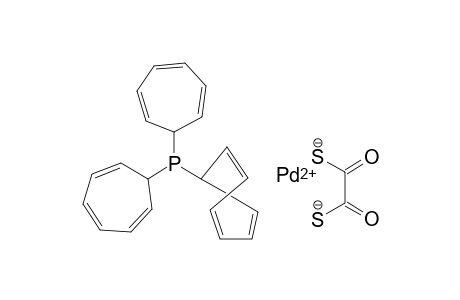 Palladium(II) ethanebis(thioate) tri(cyclohepta-2,4,6-trien-1-yl)phosphane