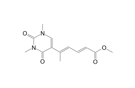 5-(4-METHOXYCARBONYL-1-METHYL-1,3-BUTADIENYL-1)-1,3-DIMETHYLURACIL