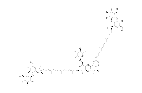 #4;CAPSIANOSIDE-E;3'-O-BETA-D-GLUCOPYRANOSYL-(1->2)-BETA-D-GLUCOPYRANOSYL-6'E,10'E,14'Z-(3'S)-17-HYDROXYGERANYLLINALOOL-17'-O-[3-O-BETA-D-GLUCOPYRANOSYL-(1->2)