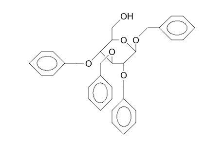 Benzyl 2,3,4-tri-O-benzyl.beta.-D-glucopyranoside
