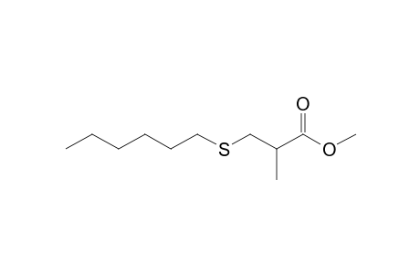3-(hexylthio)-2-methyl-propionic acid methyl ester