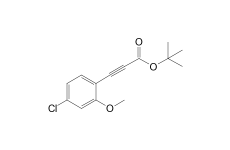 tert-Butyl 3-(4-chloro-2-methoxyphenyl)propiolate