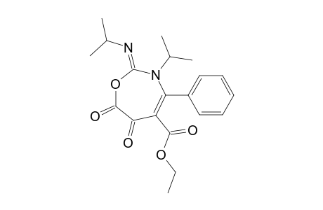 5-ETHOXYCARBONYL-3-ISOPROPYL-2-ISOPROPYLIMINO-4-PHENYL-1,3-OXAZEPIN-6,7-DIONE