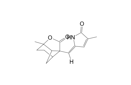 (1'R,4'S,6'R,7'R,Z)-3-Methyl-5-(1'-methyl-8'-oxo-9'-oxatricyclo[4.3.0.0(4,7)]non-7'-yl)methylene-3-pyrrolin-2-one, Isoampullicin