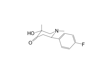 4-piperidinone, 2-(4-fluorophenyl)-5-hydroxy-1,5-dimethyl-