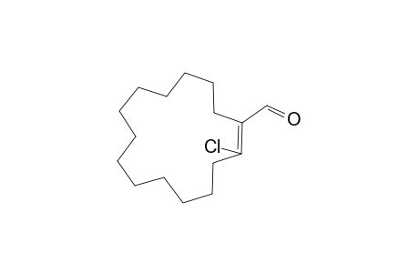 (E)-2-Chlorocyclopentadec-1-enecarbaldehydyde