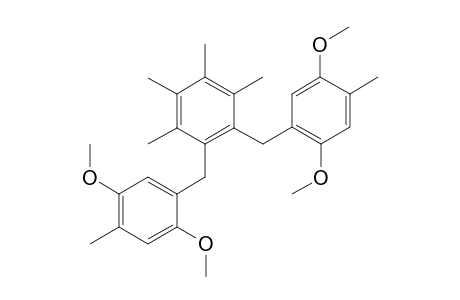 1,2-bis(2',5'-Dimethoxy-4'-p-tolyl-methyl)-3,4,5,6-tetramethylbenzene