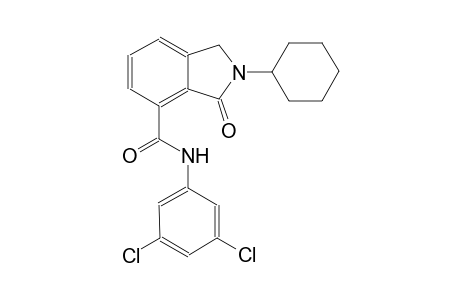 1H-isoindole-4-carboxamide, 2-cyclohexyl-N-(3,5-dichlorophenyl)-2,3-dihydro-3-oxo-
