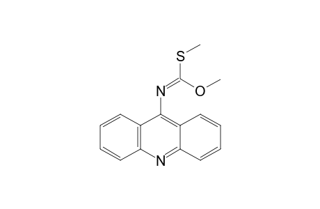 O-METHYL-S-METHYL-N-(9-ACRIDINYL)-IMINOTHIOCARBONATE
