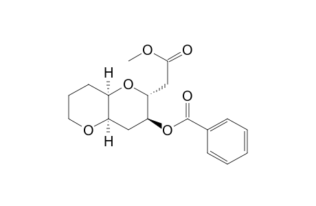 (2R,3S,4aR,8aR)-2-[(Methoxycarbonyl)methyl]octahydropyrano[3,2-b]pyran-3-yl Benzoate