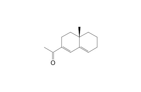 (+-)-(3,4,4a,5,6,7-Hexahydro-4a-methyl-2-naphthalenyl)-1-ethanone