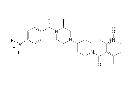 (2,4-Dimethyl-1-oxypyridin-3-yl)-4-{3-{3-methyl-4-[1-(4-trifluoromethylphenyl)ethyl]piperazin-1-yl}piperidine-1-yl)methanone