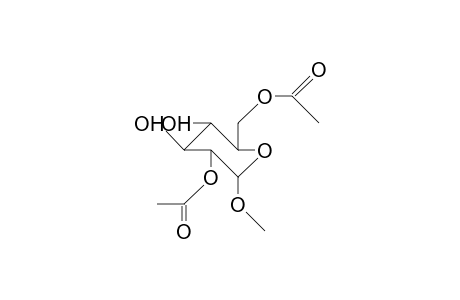 Methyl 2,6-di-O-acetyl.alpha.-D-glucopyranoside