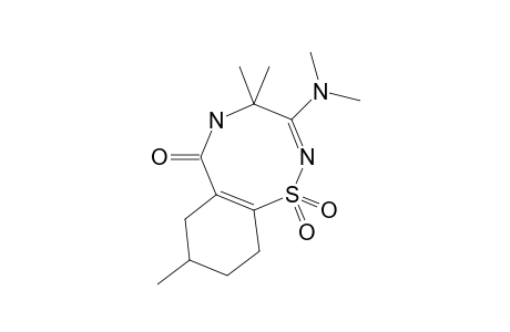 3-(DIMETHYLAMINO)-7,8,9,10-TETRAHYDRO-4,4,8-TRIMETHYL-4H-1,2,5-BENZOTHIADIAZOCIN-6-(5H)-ON-1,1-DIOXIDE