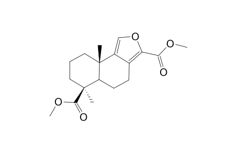 Dimethyl 11,14-oxy-12,13,15,16,17-penta-norlabda-8(14),9(11)-diene-12,19-dioate