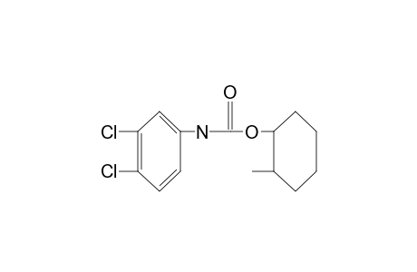 3,4-dichlorocarbanilic acid, 2-methylcyclohexyl ester