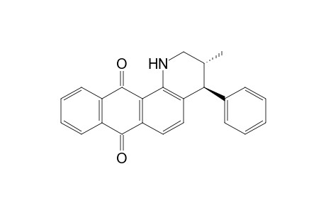 (3.alpha.,4.beta.)-1,2,3,4,7,12-hexahydro-3-methyl-7,12-dioxo-4-phenylnaphtho[2,3-h]quinoline