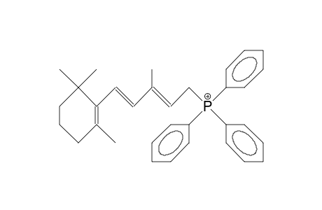 5-(2,6,6-Trimethyl-1-cyclohexenyl)-3-methyl-2,4-pentadienyl-triphenylphosphonium cation