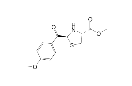 Methyl (2S,4R)-2-(4-Methoxybenzoyl)thiazolidine-4-carboxylate