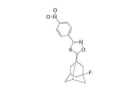 5-FLUORO-3'-(PARA-NITROPHENYL)-ADAMANTANE-2-SPIRO-5'-(DELTA(2)-1',4',2'-OXATHIAZOLINE)