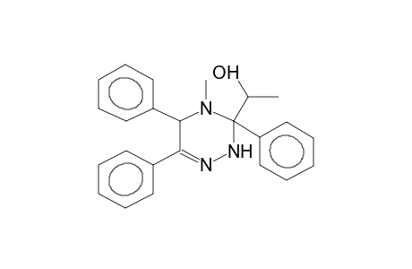 4-METHYL-3,5,6-TRIPHENYL-3-(1-HYDROXYETHYL)-2,3,4,5-TETRAHYDRO-1,2,4-TRIAZINE