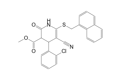 3-pyridinecarboxylic acid, 4-(2-chlorophenyl)-5-cyano-1,2,3,4-tetrahydro-6-[(1-naphthalenylmethyl)thio]-2-oxo-, methyl ester