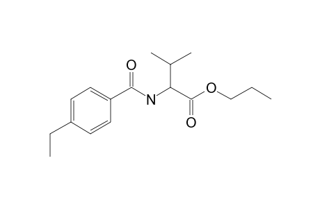 L-Valine, N-(4-ethylbenzoyl)-, propyl ester