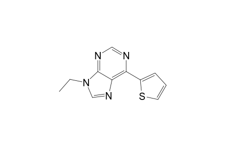 9H-Purine, 9-ethyl-6-(2-thienyl)-