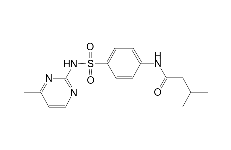 3-methyl-N-(4-{[(4-methyl-2-pyrimidinyl)amino]sulfonyl}phenyl)butanamide