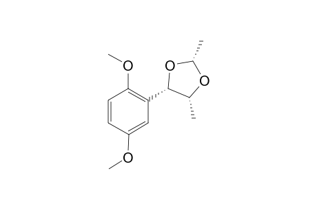 REL-(2R,4S,5R)-4-(2',5'-DIMETHOXYPHENYL)-2,5-DIMETHYL-1,3-DIOXOLANE