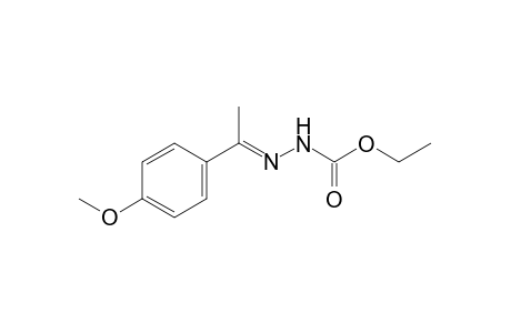 3-(p-methoxy-α-methylbenzylidene)carbazic acid, ethyl ester